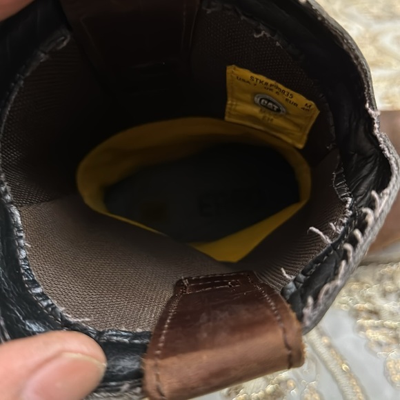 Caterpillar steel toe boots size US 7 Men - Picture 11 of 11